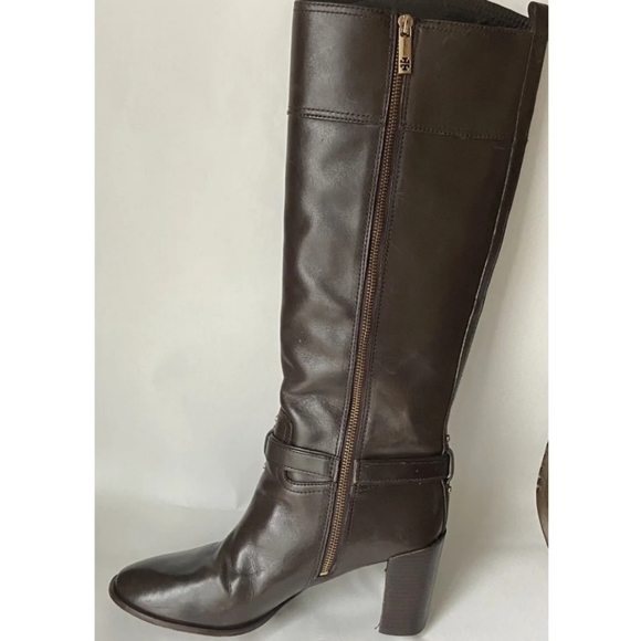 Tory Burch authentic brown vegan leather boots - Picture 9 of 11
